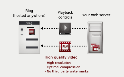 How to embed FLV videos in Blogger