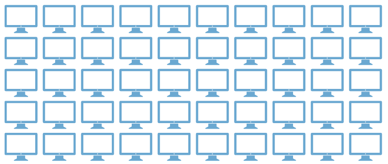 50 screens