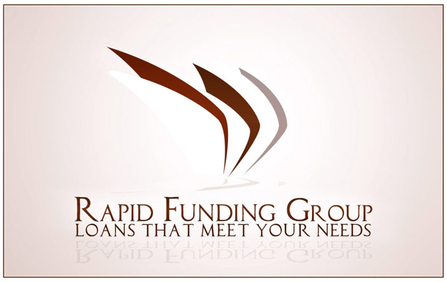 Logo de grupo financiero en tonos rojos
