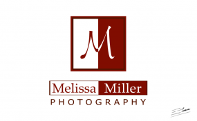 Logotipo de M en marco para estudio fotogr&aacute;fico
