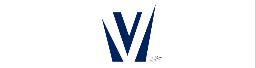 V logo on white background