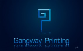Logo de imprenta GP
