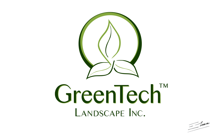 Growing leaf logo
