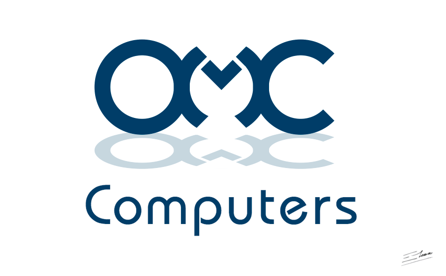 OMC computer logo design