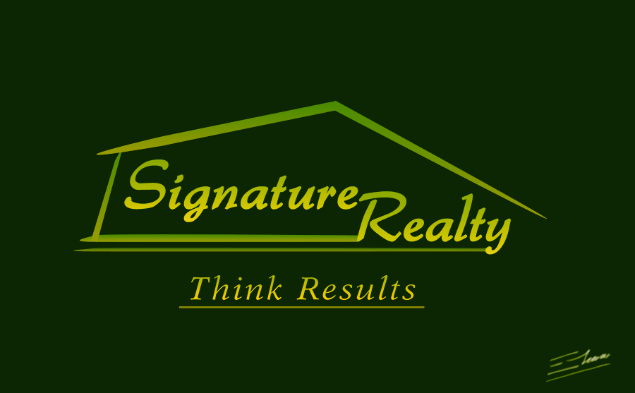 Green realty logo design