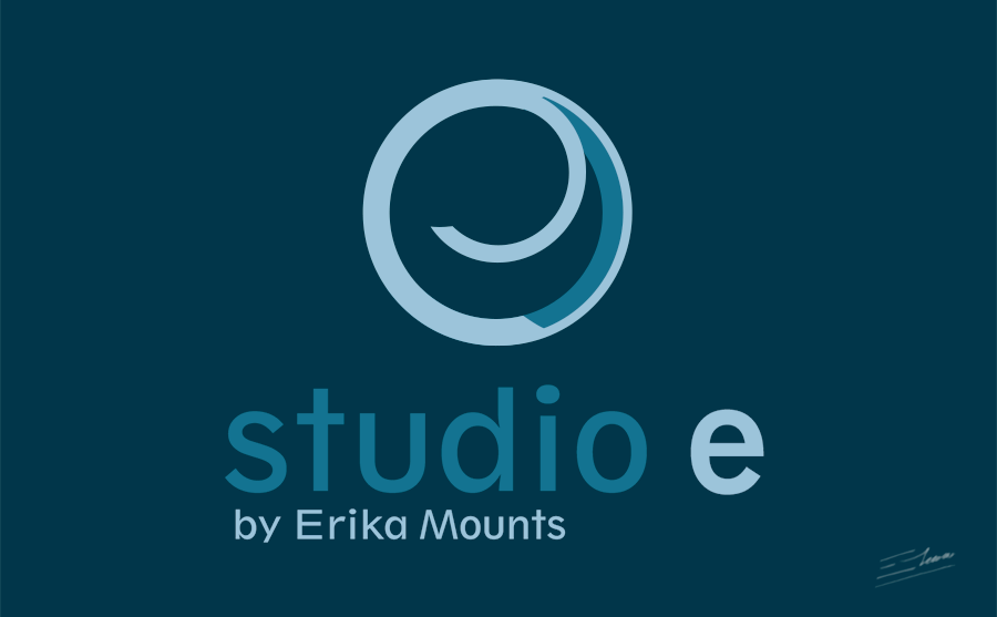 Logotipo de E espiral