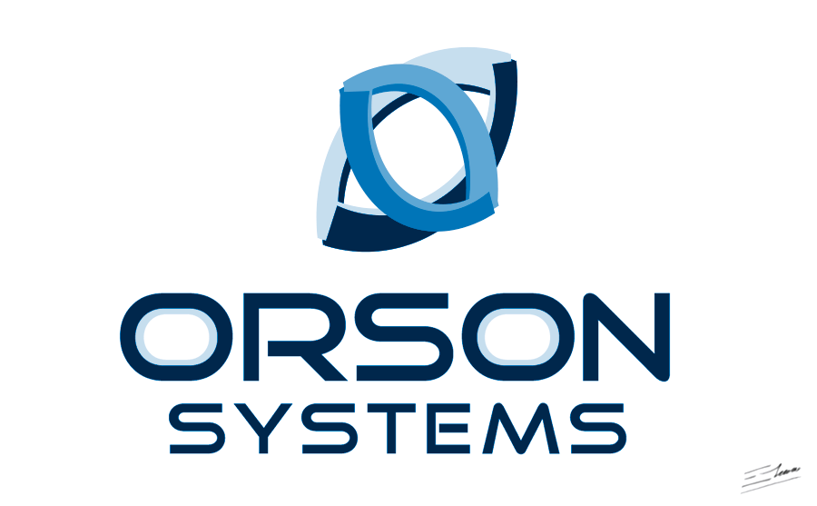 Orson Systems logo design - construction software engineering logos and