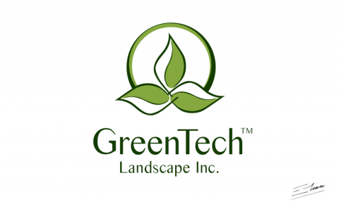 Green Tech Landscape logo ideas - Clean corporate logo design for ...